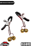 Sarı Zilli Göğüs Uyarıcı Meme Ucu Klipsi Nipple Clamps With Yellow Bell