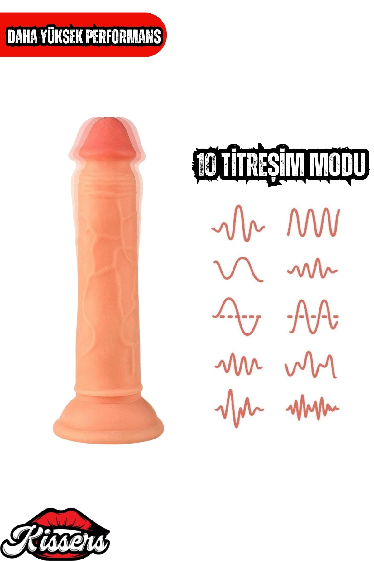 Kablolu Kumandalı Vantuzlu Güçlü Titreşimli Gerçekçi Yapay Penis Realistik Dokuda Ten Dildo 16 cm