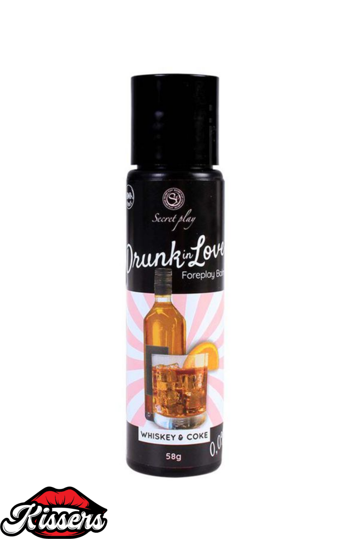 Secret Play Viski ve Kola Aromalı Yenilebilir Kayganlaştırıcı Jel 60 Ml Kissers