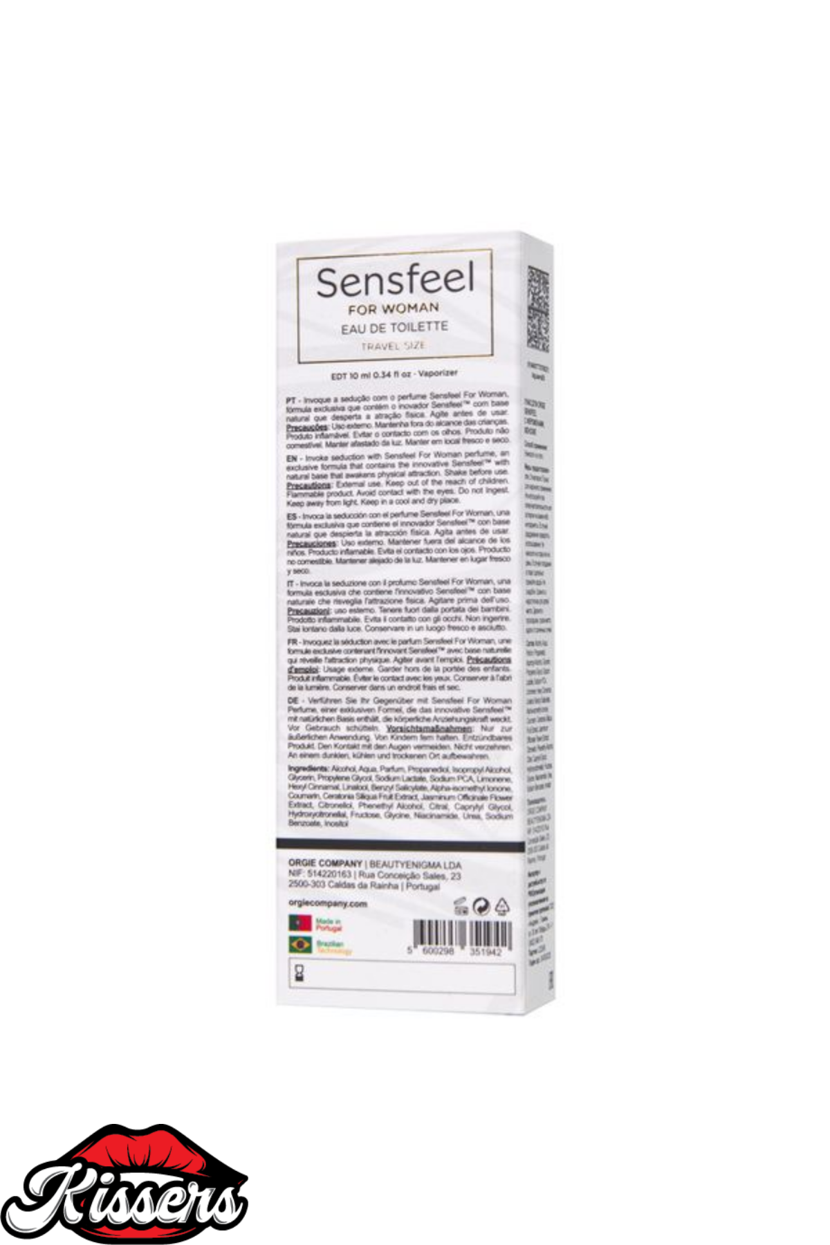 Kissers Orgie Sensfeel Kadınlar İçin Feromon Etkili Parfüm 10 Ml