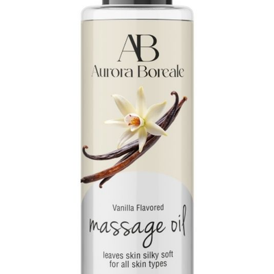 Aurora Boreale Vanilya Aromalı Masaj Yağı 150 ml Su Bazlı Rahatlatıcı Masaj Yağı