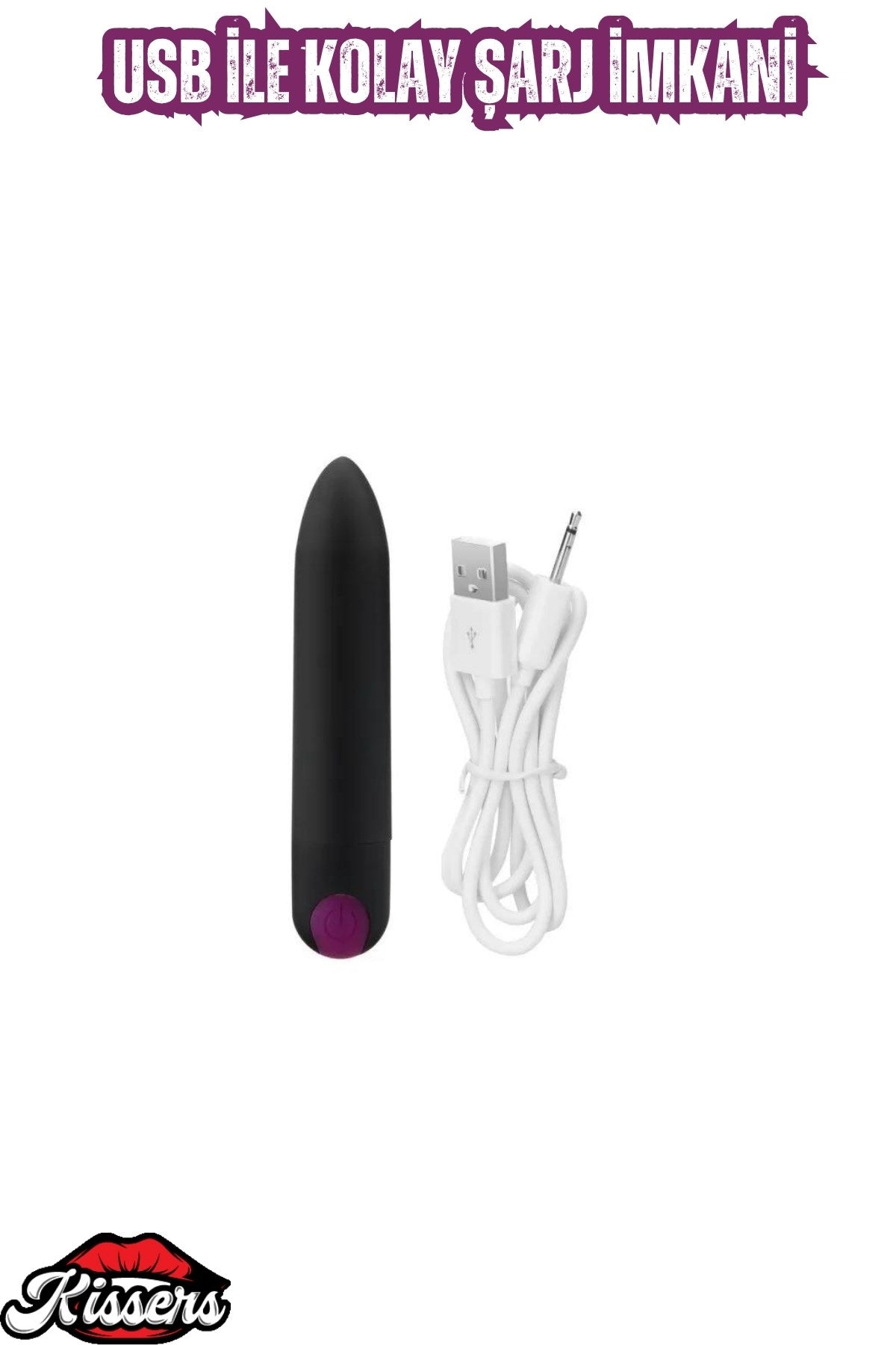 Şarjlı Ultra Güçlü 10 Titreşim Modlu Su Geçirmez Kolay Taşınabilir Bullet Mini Vibratör