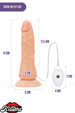 Lovetoy Ultra Realistik Titreşimli Belden Bağlamalı İçi Dolu Strap On Skin Dildo 19 Cm