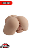 Anal ve Vajina Çift Girişli Erkek Trans Penisli 5.8 Kg 19 cm Ten Rengi Realistik Mastürbatör