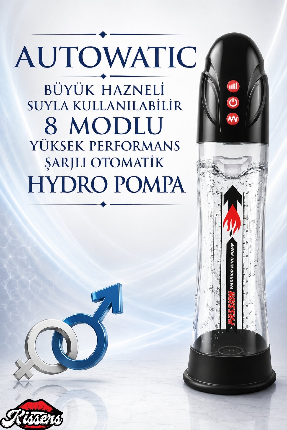 Automatic Büyük Hazneli Suyla Kullanılabilir 8 Modlu Yüksek Performans Şarjlı Otomatik Hydro Pompa