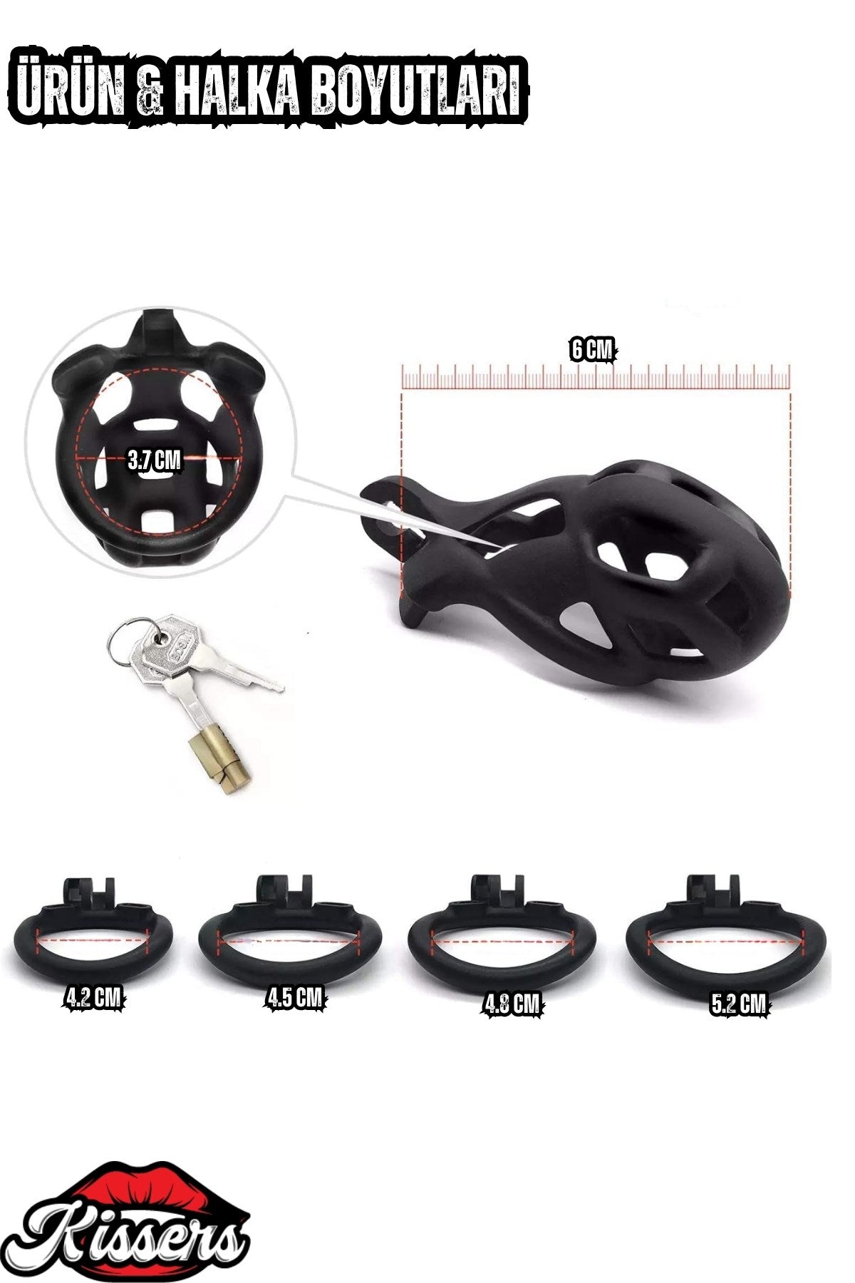 Bsdm Metal Penis Kilidi Black Chastity Cock Cage Bekaret Cihazı Siyah Penis Esaret Kafesi