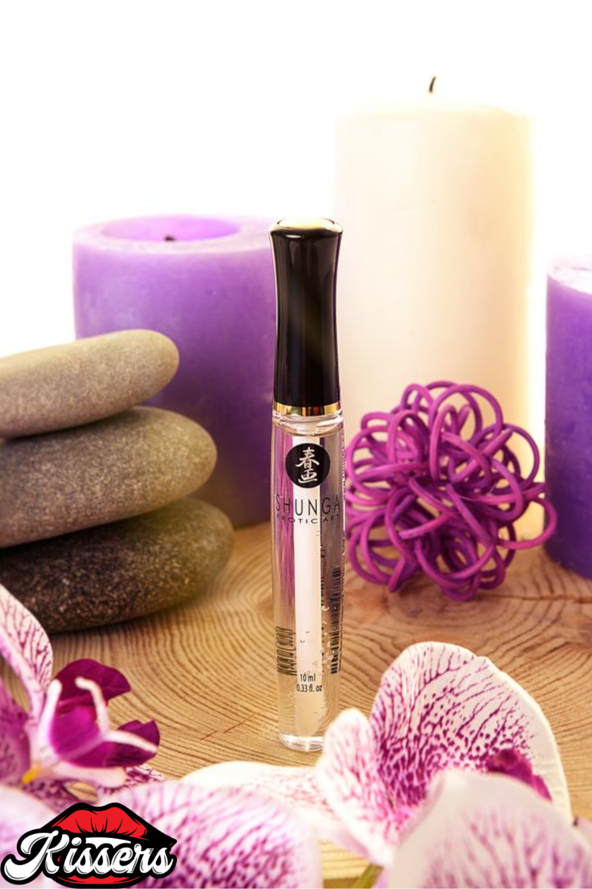 Kissers Shunga İlahi Zevk Dudak Parlatıcısı Buzlu Ateş Etkili Çilek Şampanya Aromalı 10 Ml