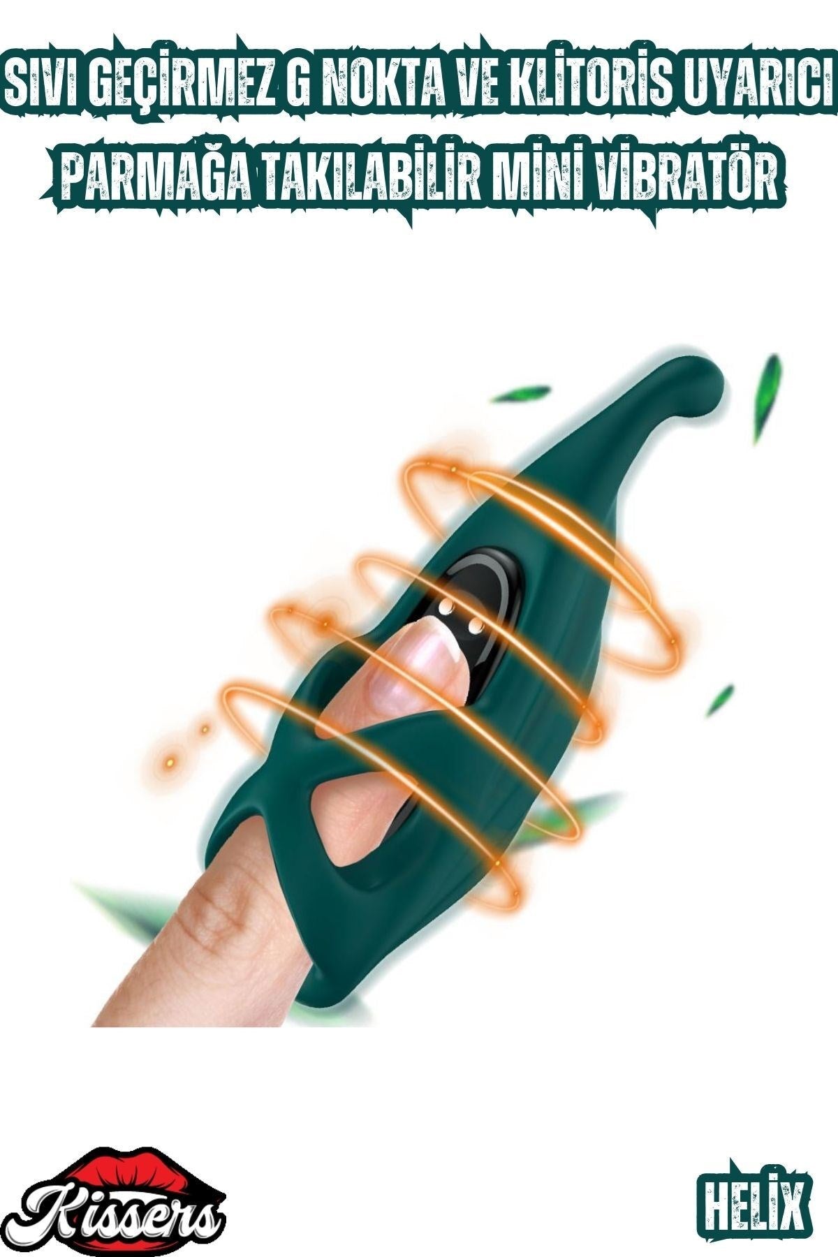 Sıvı Geçirmez G Nokta ve Klitoris Uyarıcı Parmağa Takılabilir Mini Vibratör