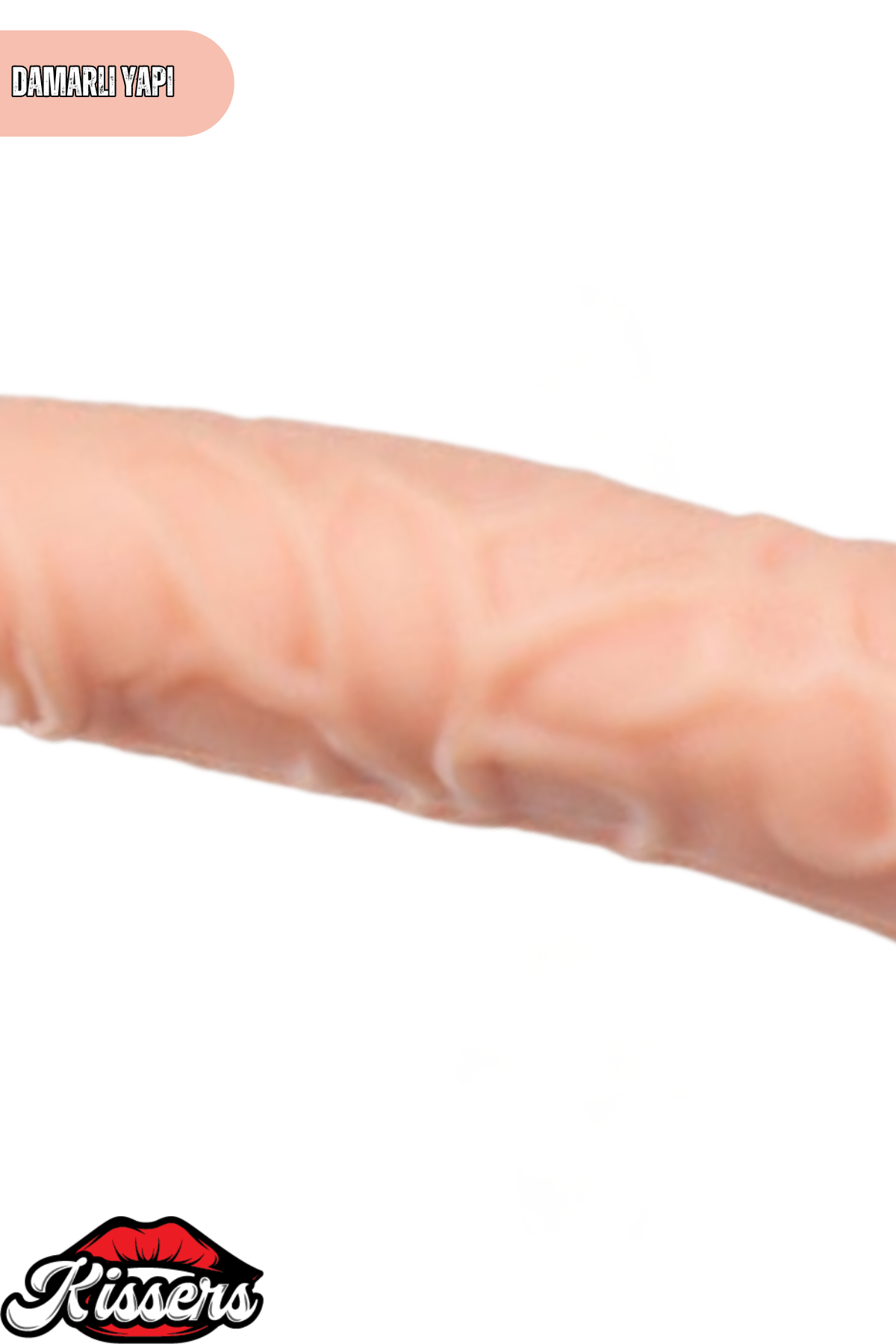 Gerçekçi Dokulu Titreşimli Yapay Penis Dildo 19.5 Cm TPE Pil Çalışan Çok Hızlı Vibratör