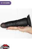 Lovetoy Ultra Realistik Belden Bağlamalı İçi Dolu Strap On Zenci Dildo 19 Cm