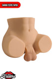 Anal Girişli Titreşimli Erkek Testisli 6.3 Kg 31 cm Ten Rengi Realistik Mastürbatör