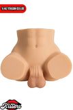 Anal Girişli Titreşimli Erkek Testisli 6.3 Kg 31 cm Ten Rengi Realistik Mastürbatör
