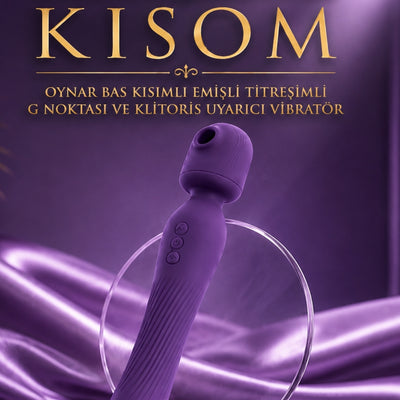 Jos Kisom Oynar Baş ve Kısımlı Emişli G Noktası ve Klitoris Uyarıcı Vibratör