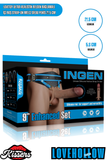 Lovetoy Ultra Realistik Belden Bağlamalı İçi Boş Strap On Melez Dildo Penis 21.5 Cm