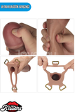 Lovetoy Ultra Realistik Belden Bağlamalı İçi Boş Strap On Melez Dildo Penis 21.5 Cm