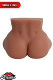 Anal Girişli Titreşimli Erkek Testisli Sünnetsiz 4 Kg 30 cm Melez Realistik Mastürbatör