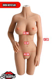 Sesli Titreşim Usb Şarjlı Anal Vajinal Isıtmalı 15,9 Kg 68 cm Beyaz Ten Sex Doll Realistik Manken