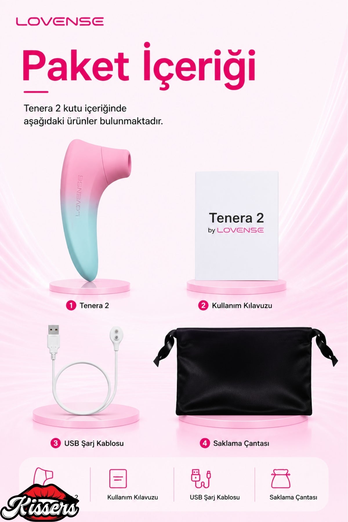 Lovense Dünyanin Her Yerinden Kontrol Edilebilen Tenera 2 Emiş Vibratör