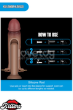 Lovetoy Ultra Realistik Belden Bağlamalı İçi Boş Strap On Melez Dildo Penis 23.6 Cm
