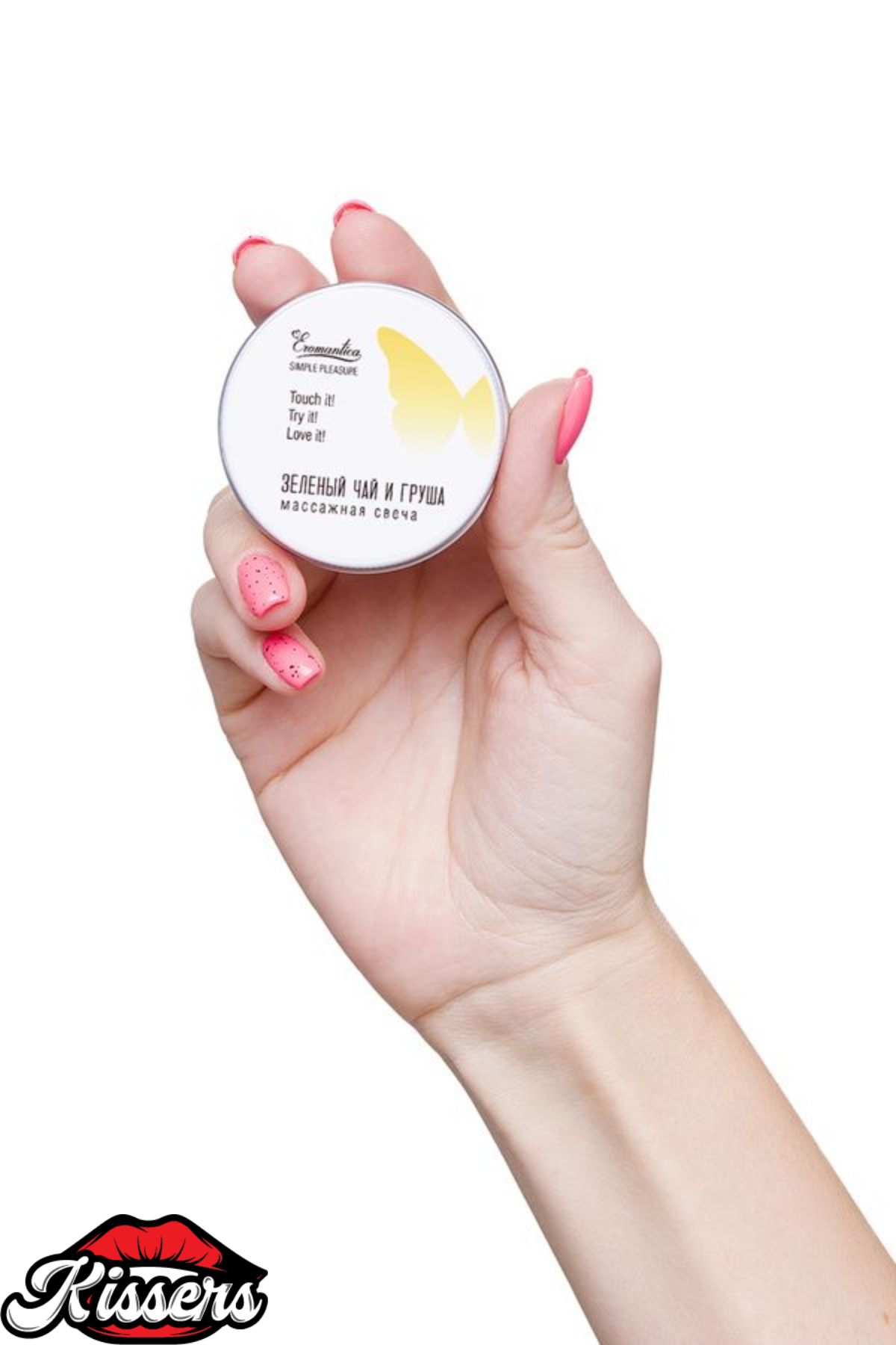 Kissers Eromantica Yeşil Çay ve Armut Aromalı Masaj Mumu 30 Ml