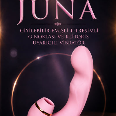 Jos Juna Giyilebilir Emişli Titreşimli G Noktası ve Klitoris Uyarıcılı Vibratör