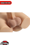 Anal Girişli Titreşimli Erkek Testisli 3.6 Kg 17 cm Ten Rengi Realistik Mastürbatör