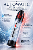 Automatic Büyük Hazneli Suyla Kullanılabilir 8 Modlu Yüksek Performans Şarjlı Otomatik Hydro Pompa