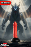 Ultra Gerçekçi Büyük Boy Realistik Kalın Monster Chimera Kırmızı Dildo Yapay Penis 21 cm