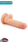 Lovetoy Eğilip Bükülebilir Vantuzlanabilir Ultra Soft Dildo Penis 20 cm