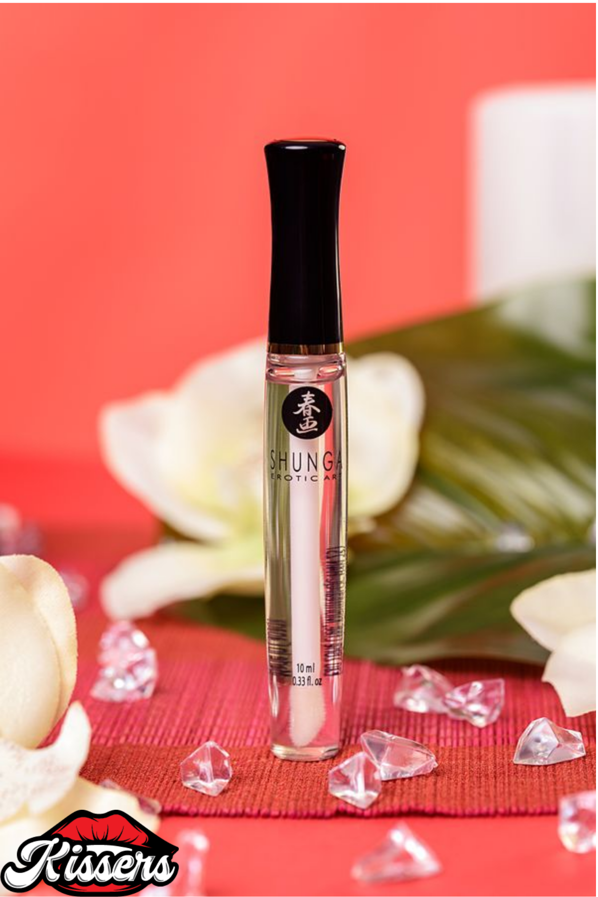 Kissers Shunga İlahi Zevk Dudak Parlatıcısı Buzlu Ateş Etkili Çilek Şampanya Aromalı 10 Ml