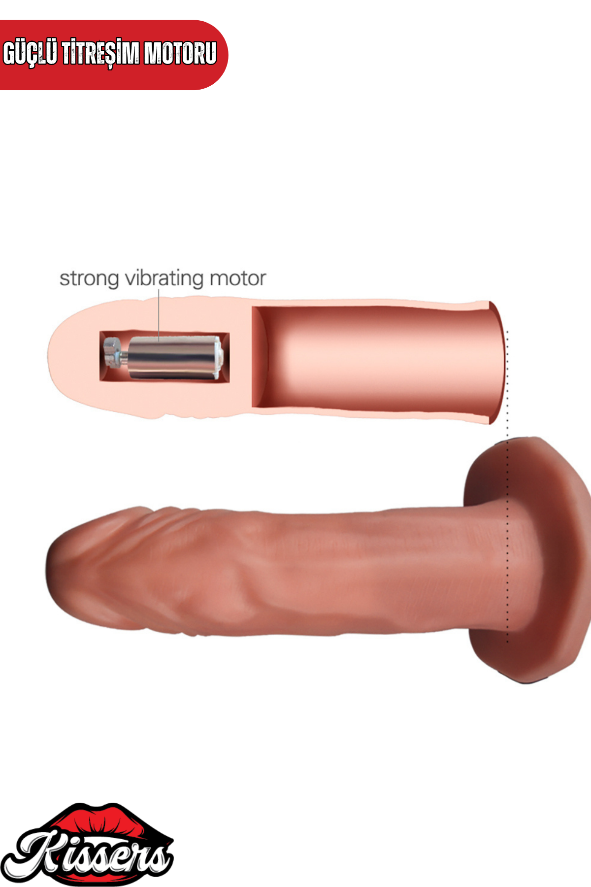 Lovetoy Ultra Realistik Titreşimli Belden Bağlamalı İçi Boş Strap On Skin Dildo Penis 16 Cm