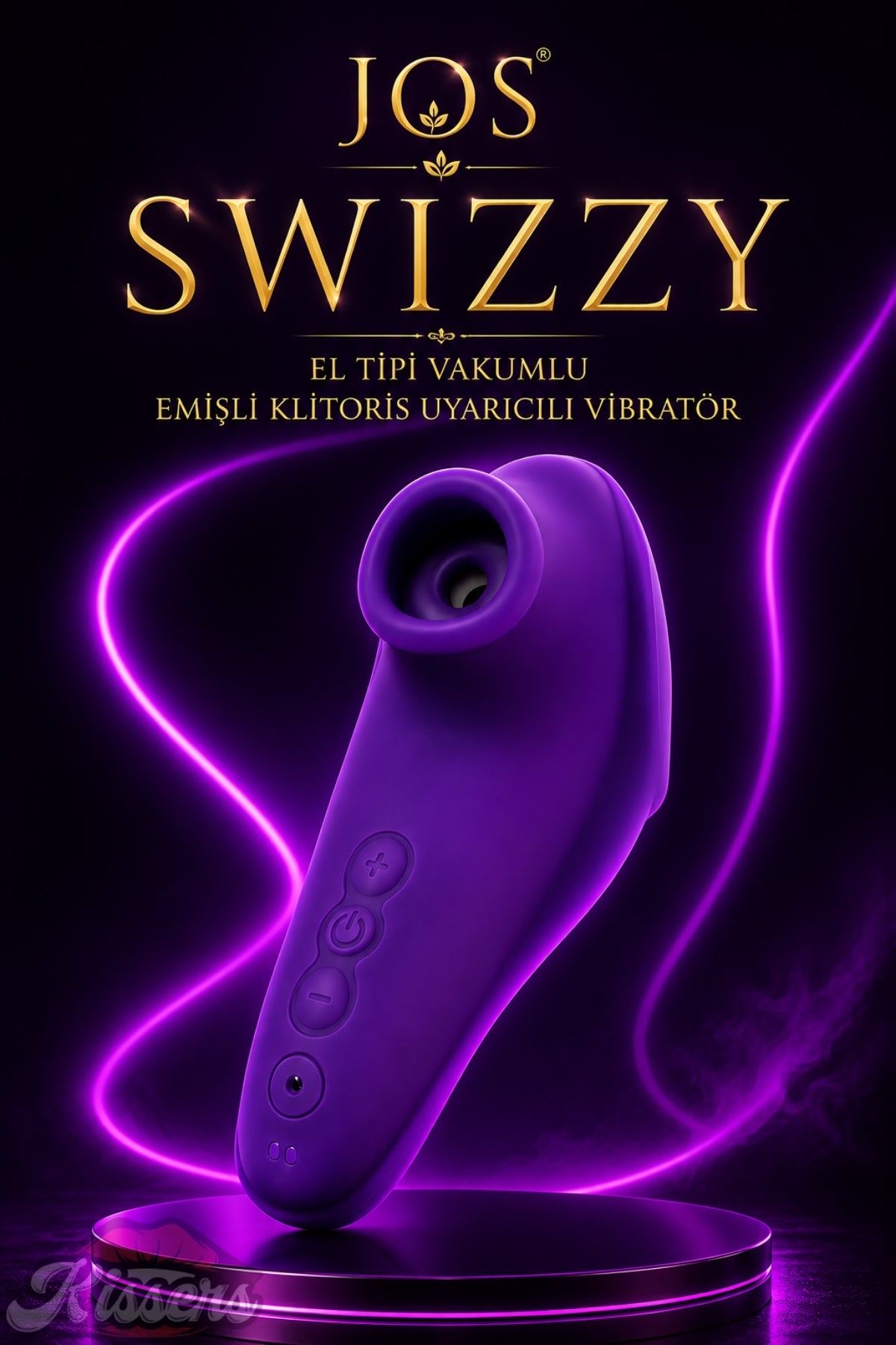Jos Swizzy El Tipi Vakumlu Emişli Klitoris Uyarıcılı Vibratör