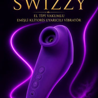Jos Swizzy El Tipi Vakumlu Emişli Klitoris Uyarıcılı Vibratör