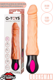 Gerçekçi Dokulu Isıtmalı Şarjlı Titreşimli Yapay Penis Dildo 26 Cm TPE Multi Speed Büyük Boy Vibratör