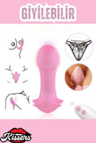 Kablosuz Kumandalı Klitoris ve G Nokta Uyarıcı Giyilebilir Güçlü Titreşimli Public Vibratör