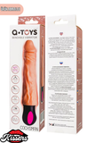 Gerçekçi Dokulu Isıtmalı Şarjlı Titreşimli Yapay Penis Dildo 26 Cm TPE Multi Speed Büyük Boy Vibratör