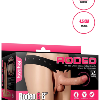 Lovetoy Ultra Realistik Belden Bağlamalı Uzatmalı İçi Dolu Strap On Skin Dildo 20 Cm