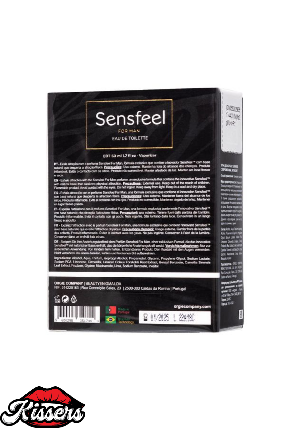 Kissers Orgie Sensfeel Erkekler İçin Feromon Etkili Parfüm 50 Ml