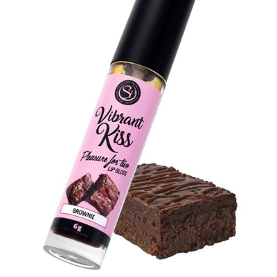 Kissers Secret Play Çikolatalı Kurabiye Aromalı Titreşim Etkili Dudak Parlatıcısı 6 Gr