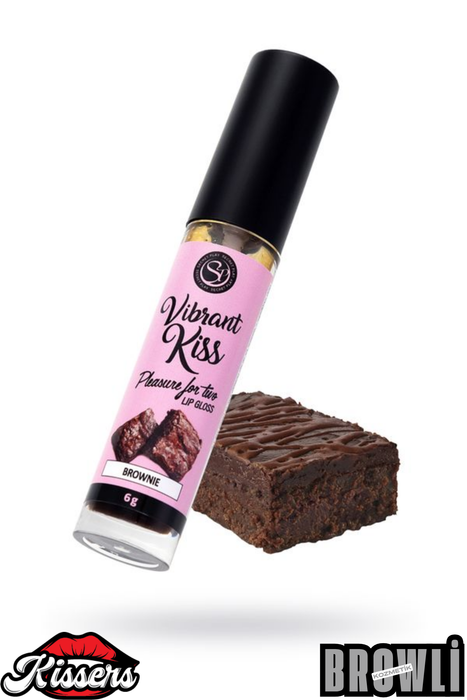 Kissers Secret Play Çikolatalı Kurabiye Aromalı Titreşim Etkili Dudak Parlatıcısı 6 Gr