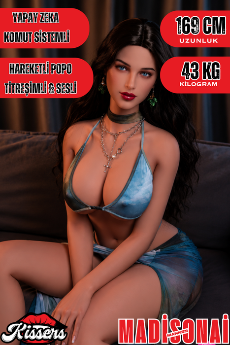 Yapay Zeka Komut Sistemli Hareketli Popo Titreşim Ve Sesli 1.69 Cm 43 Kg Madison
