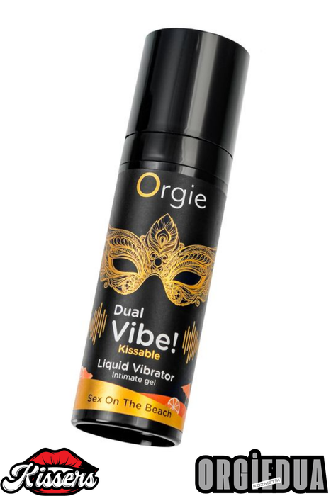 Kissers Orgie Dual Vibe Kissable Sex on the Beach Aromalı Su Bazlı Kayganlaştırıcı Jel 15 Ml