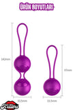 G-Spot ve Klitoris Uyarıcı Giyilebilir Titreşimli Vibratör Kegel Egzersiz Vajinal Top