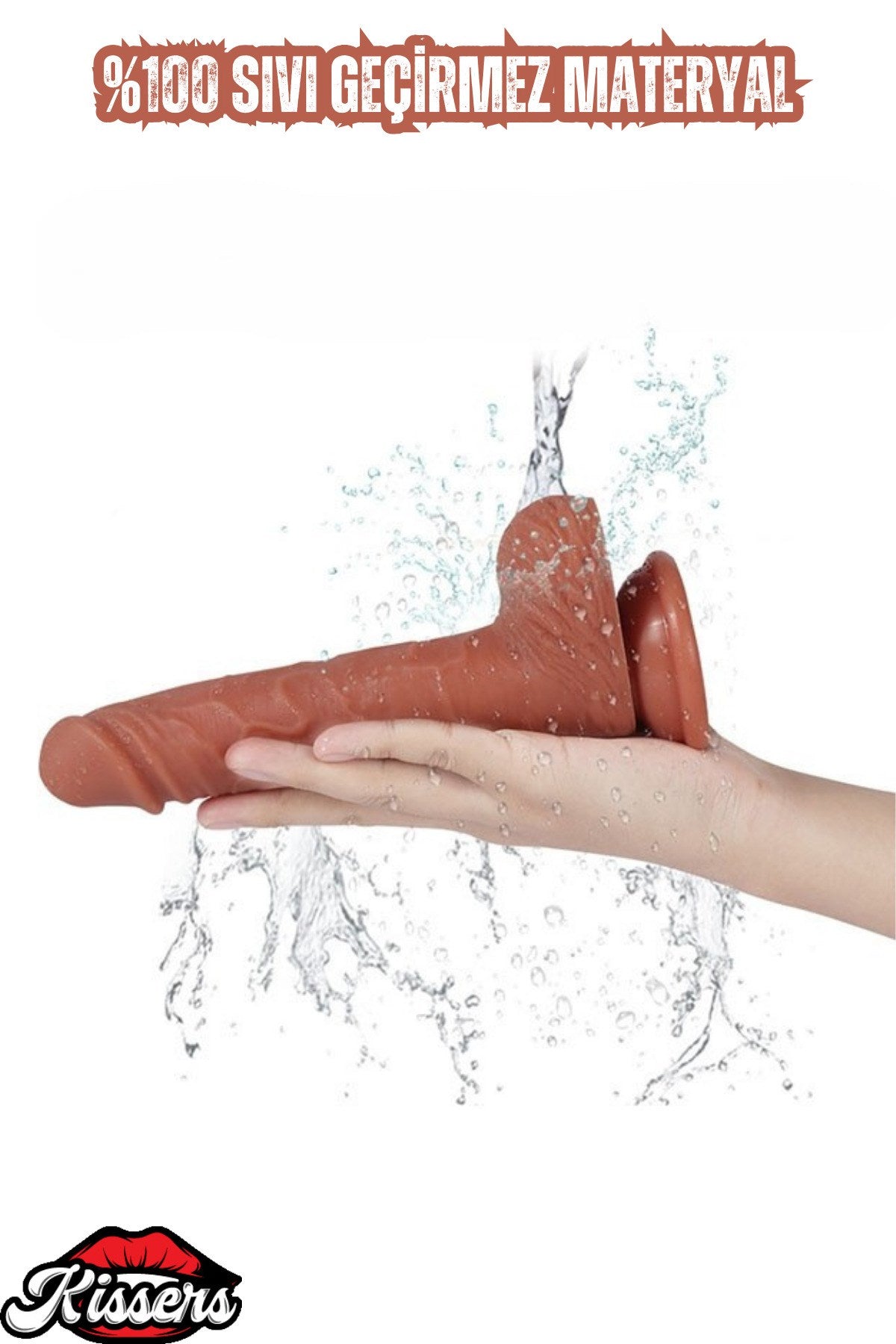 Uzaktan Kumandalı İleri Geri Döner Başlı Titreşimli Realistik Gerçekçi Ten Rengi Dildo Penis 22 Cm