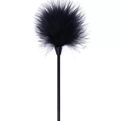 Fetish Beginner Gıdıklayıcı Masaj Fetiş Tüyü - Siyah: 20 Cm