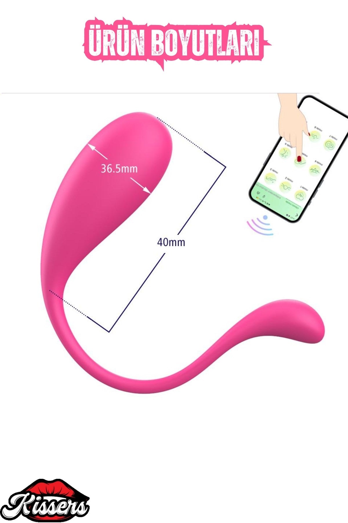 Lophin App Şarjlı Telefon Kontrollü Güçlü Titreşimli Çok Sessiz Giyilebilir Mini Vibratör