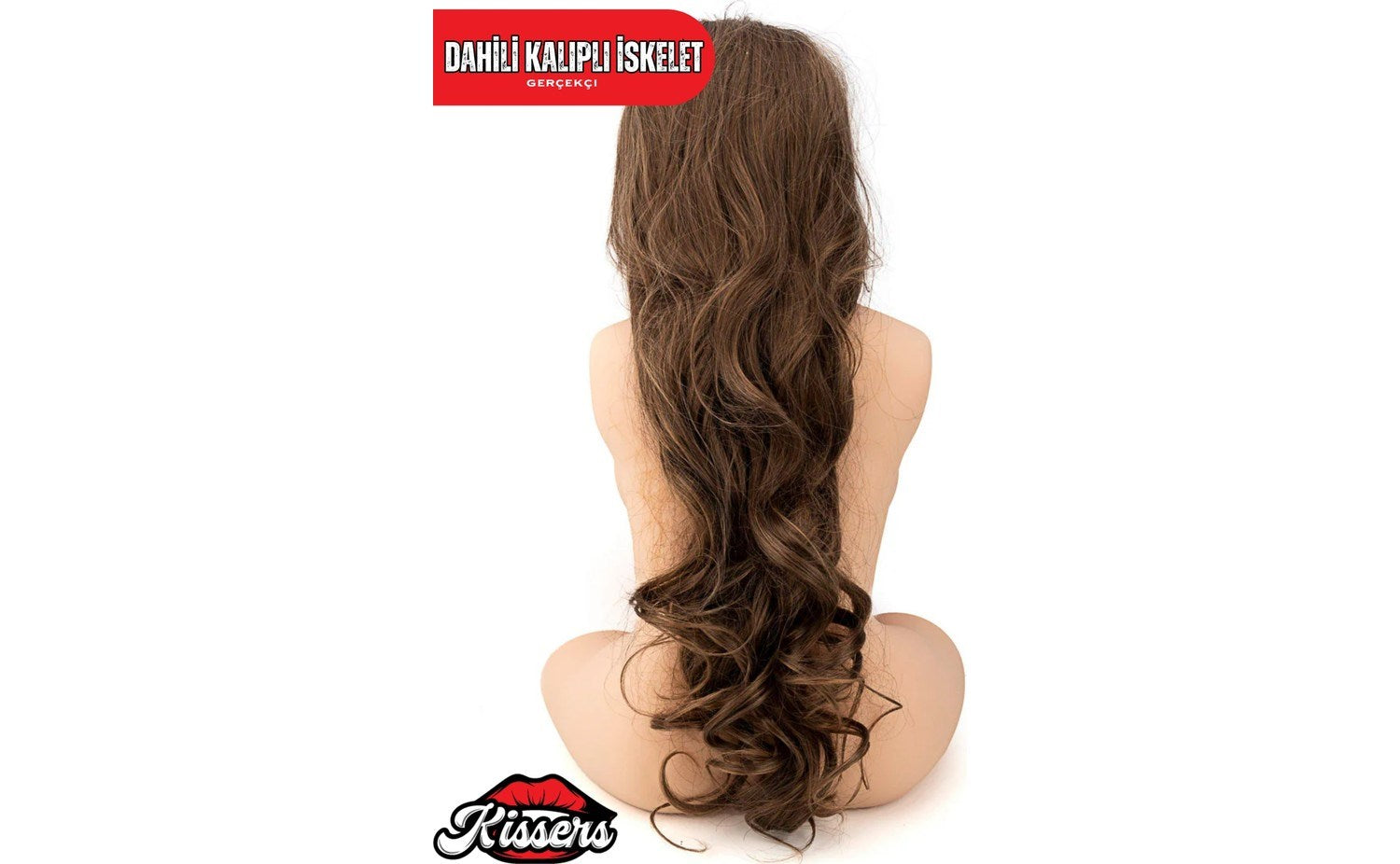 Yeni Nesil Anal Vajinal Oral Işlevli Isıtmalı Titreşimli Yarım Vucüt Realistik Manken 11 kg Julie
