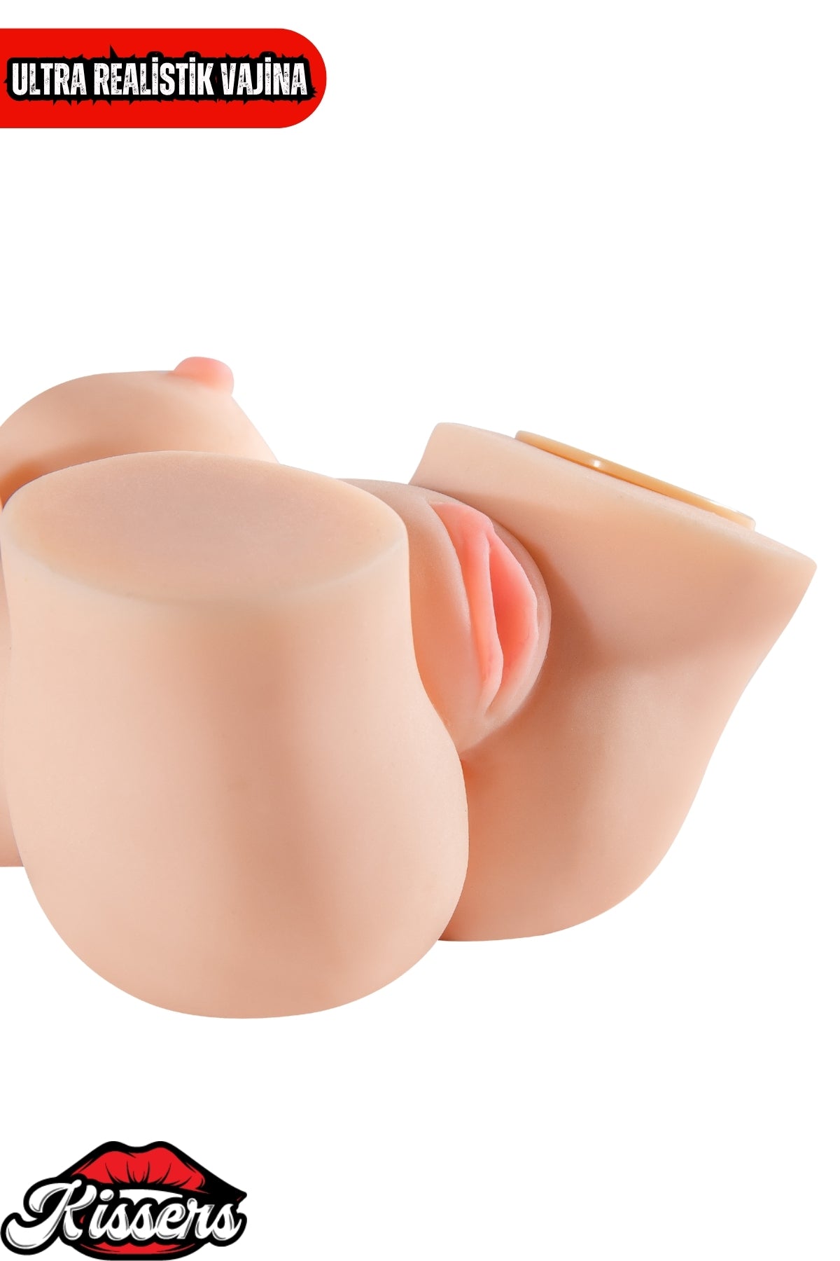 Sesli Titreşim Usb Şarjlı Anal Vajinal Isıtmalı 1.6 Kg 23 cm Beyaz Ten Sex Doll Realistik Manken