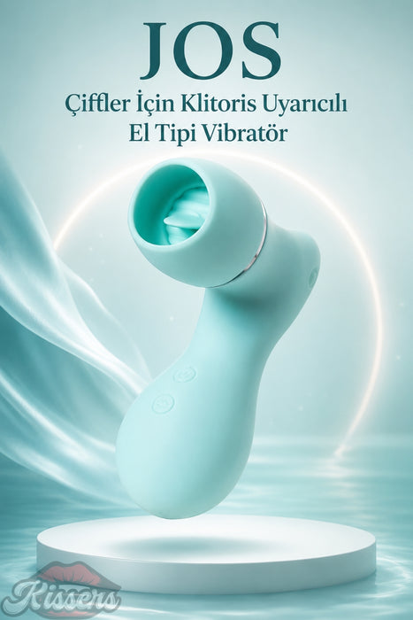 Jos Çiftler İçin Klitoris Uyarıcılı El Tipi Vibratör