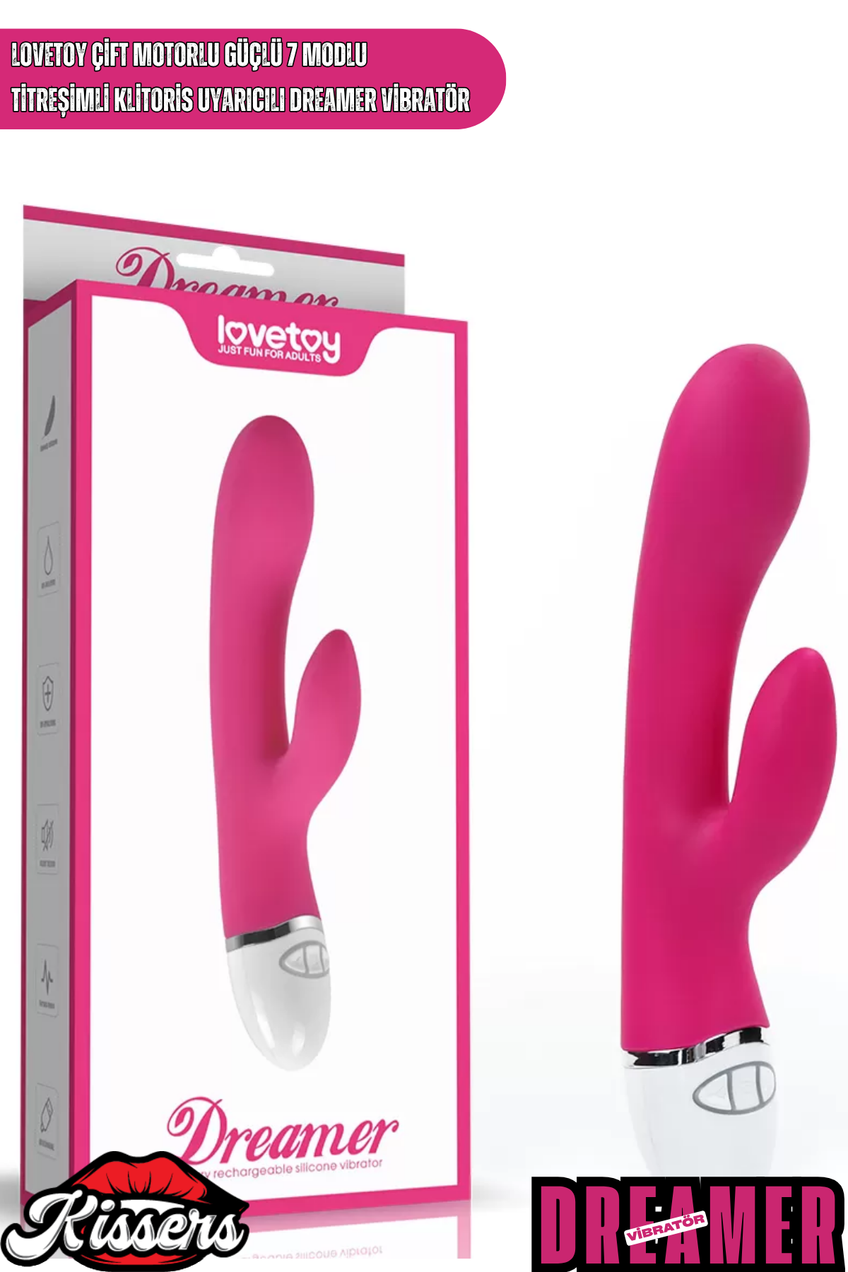 Lovetoy Çift Motorlu Güçlü 7 Modlu Titreşimli Klitoris Uyarıcı Dreamer Vibratör